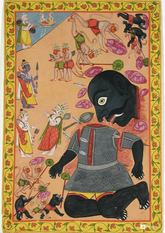 The Beheaded Giant – Vanara and Riksha Army in Battle (A3 Poster)