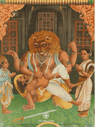 Narasimha Slaying Hiranyakashipu (18 × 24 in Poster)