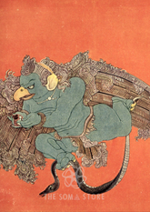 Garuda the Divine Sky Warrior – Bird of Vishnu & Protector of Dharma (A3 Poster)