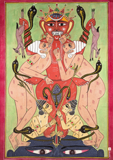 Mahakaal Energy Poster (A3 Size) – Tantrik Art Reprint