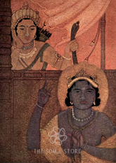 Krishna Gives the Sermon to Arjuna – The Wisdom of the Gita (A3 Poster)