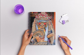 Barong Mask Notepad (A5 Size) – Guardian Spirit of Bali in Your Hands