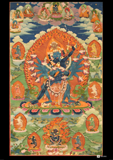 Hevajra with Nairatmya – Tantric Union of Compassion & Wisdom (A3 Poster)