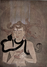 The Birth of Ganga – Descent Through Shiva (A3 Poster)