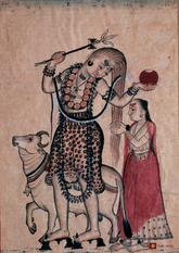 Shiva with Nandi & Parvati – The Eternal Ascent (A3 Poster)