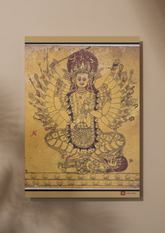 Tantric Kali Poster (A3 Size) – Rare 17th Century Iconographic Reprint