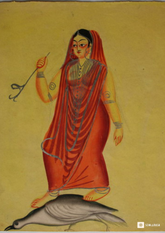Brahmani – Kalighat Painting Reprint (A3 Poster)
