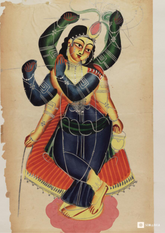 Krishnakali – Kalighat Painting Reprint (A3 Poster)