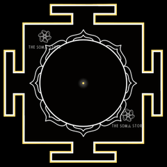 Tvarita Yantra - The Eighth Nitya, Goddess of Swift Grace & the Instant that Contains Eternity (14 × 14 in Poster)