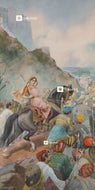 Maharani Tarabai of Karvir - M.V. Dhurandhar Historical Painting (16 × 24 in Poster)