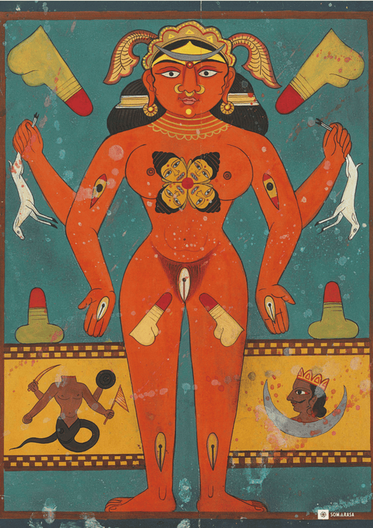 Tantric Female Figure: Divine Manifestation of Shakti