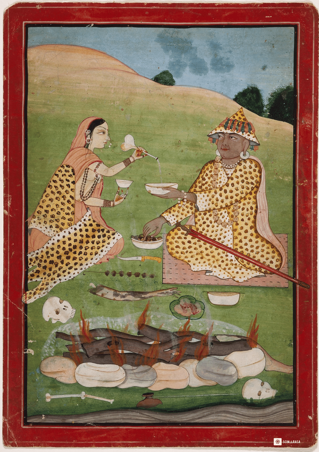 The Tantric Feast: A Glimpse into Sacred Ritual and Transformation