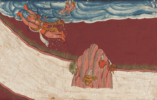 Hanuman’s Leap to Lanka – From the Shangri Ramayana Series (Style III)
