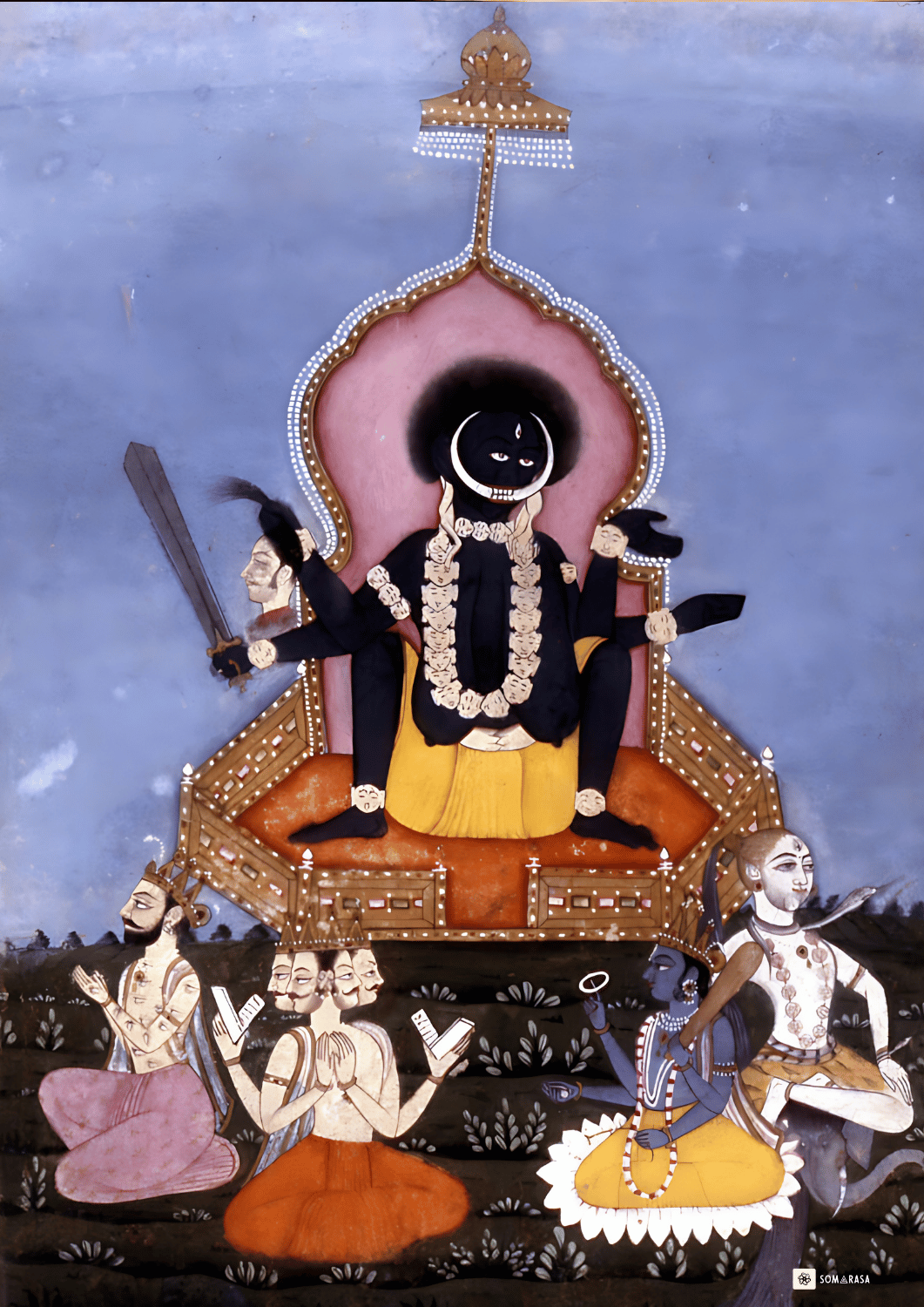 Kālī Enthroned as Para-Brahman - The Supreme Shakti Beyond the Gods