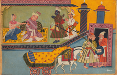 Kaikeyi Delivers Dasharatha’s Decision – Shangri Ramayana (16×24 Poster)