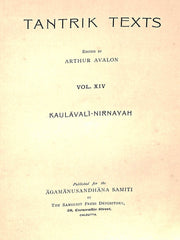 Kaulavali-Nirnaya – The Essential Compendium of the Kaula Tradition (Ebook: Sanskrit with English Introduction)