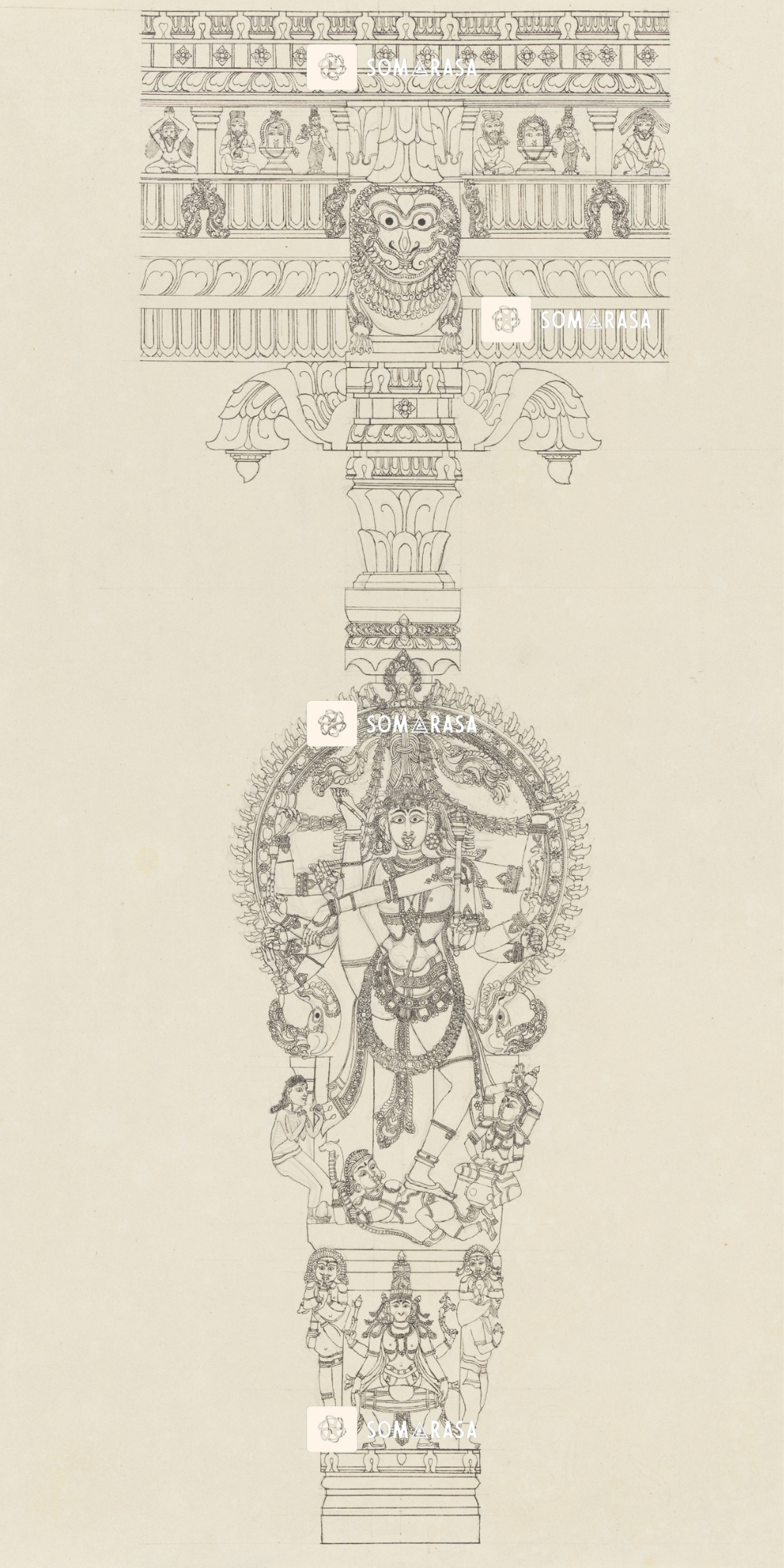 Shiva Urdhvatandava (12×24 in Poster)