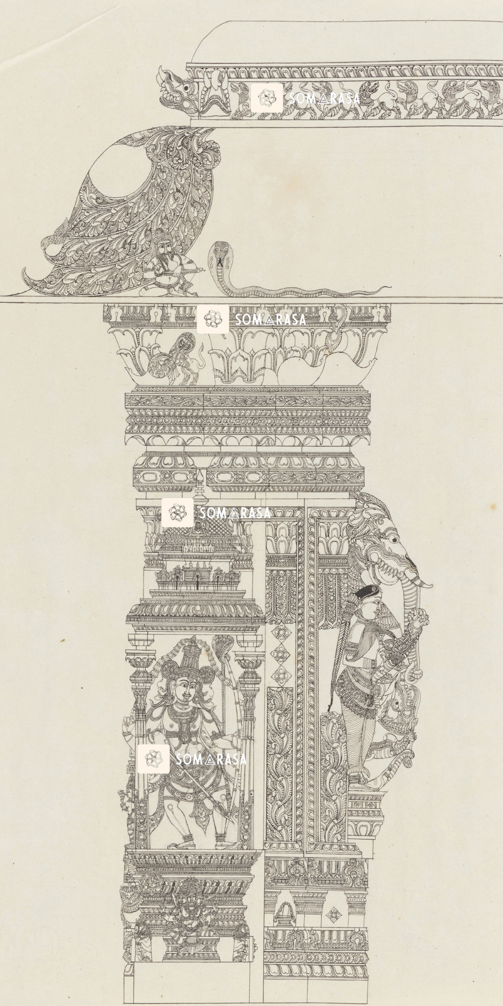 Shiva as Tripurasamhara - Divine Destruction & Cosmic Triumph (12×24 Poster)