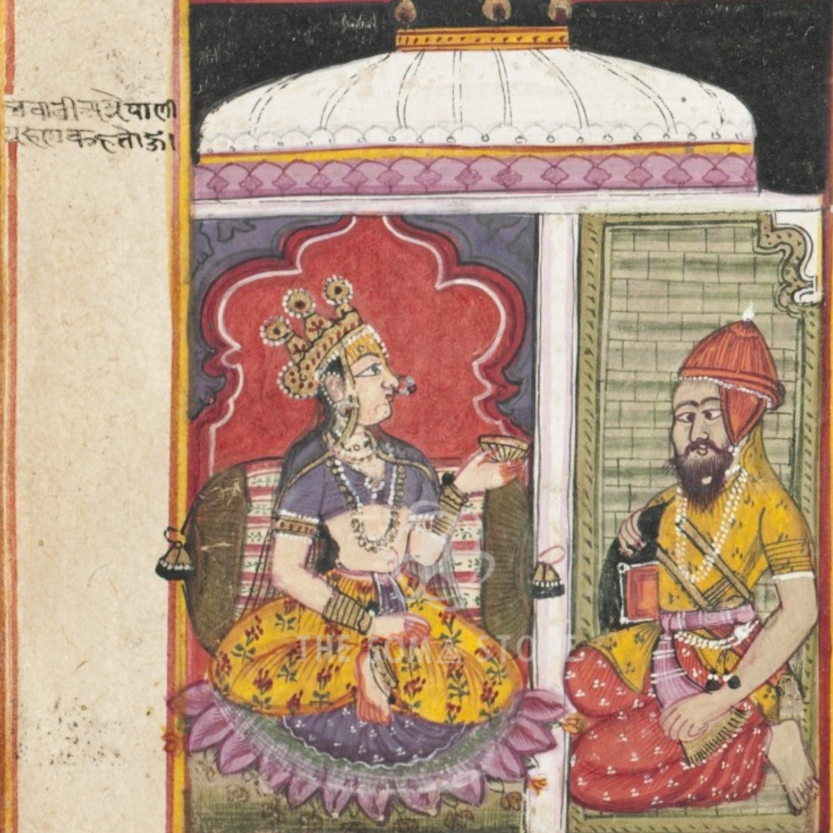 The Divine Vow – Durga and the Demon's Envoy (14×14 Poster)