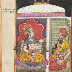The Divine Vow – Durga and the Demon's Envoy (14×14 Poster)