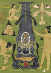 Tantric Shiva – The Cosmic Masculine Unbound (A3 Poster)