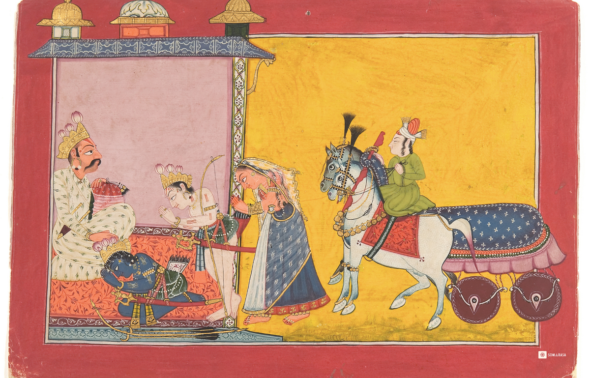 Sita, Rama, Laksmana Exile - Shangri Ramayana (16x24 Poster)