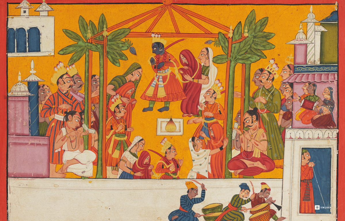 The Marriage of Rama and Sita - Shangri Ramayana (16x24 Poster)