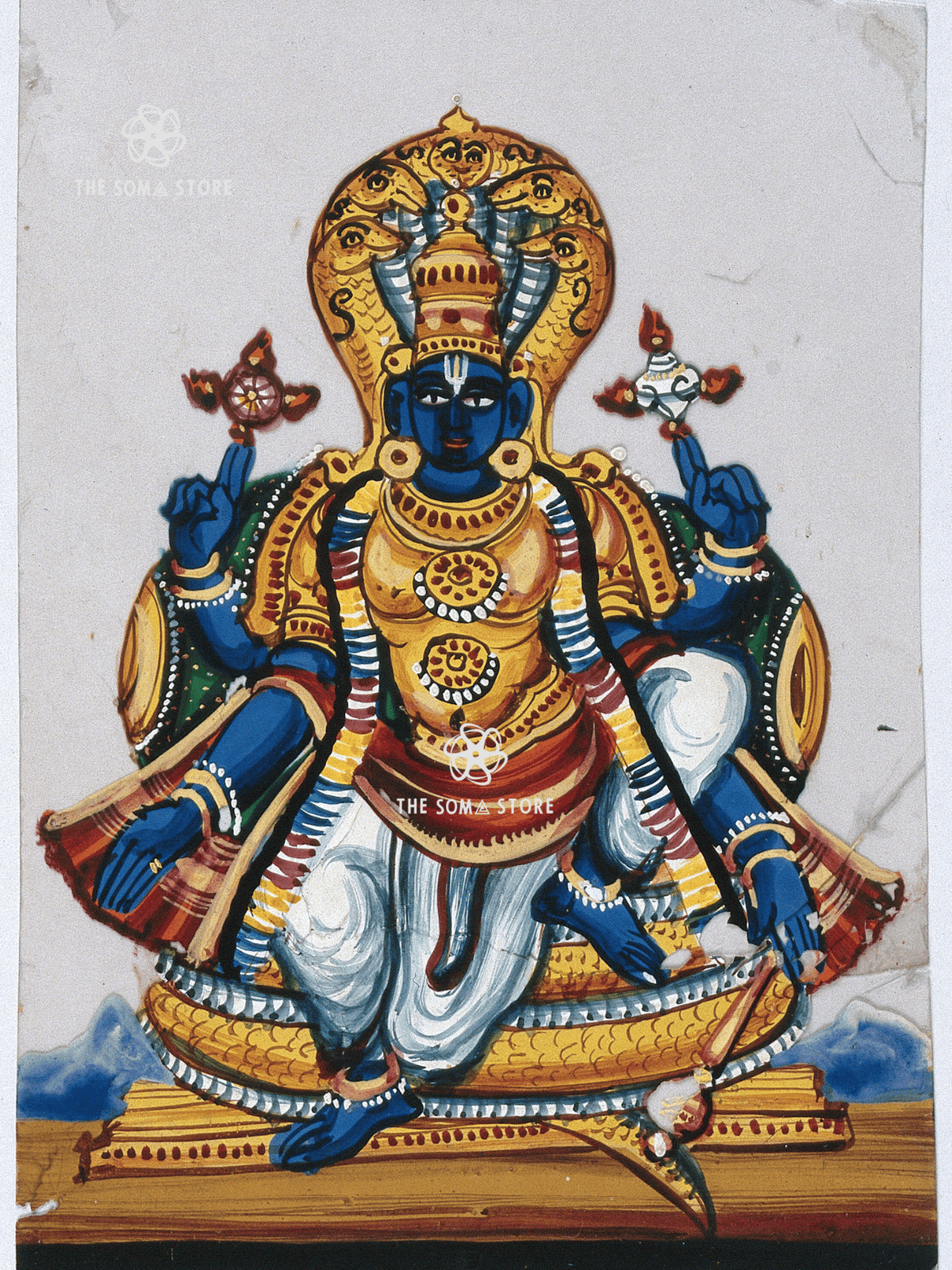 Śrī Nārāyaṇa - The Cosmic Preserver Enthroned