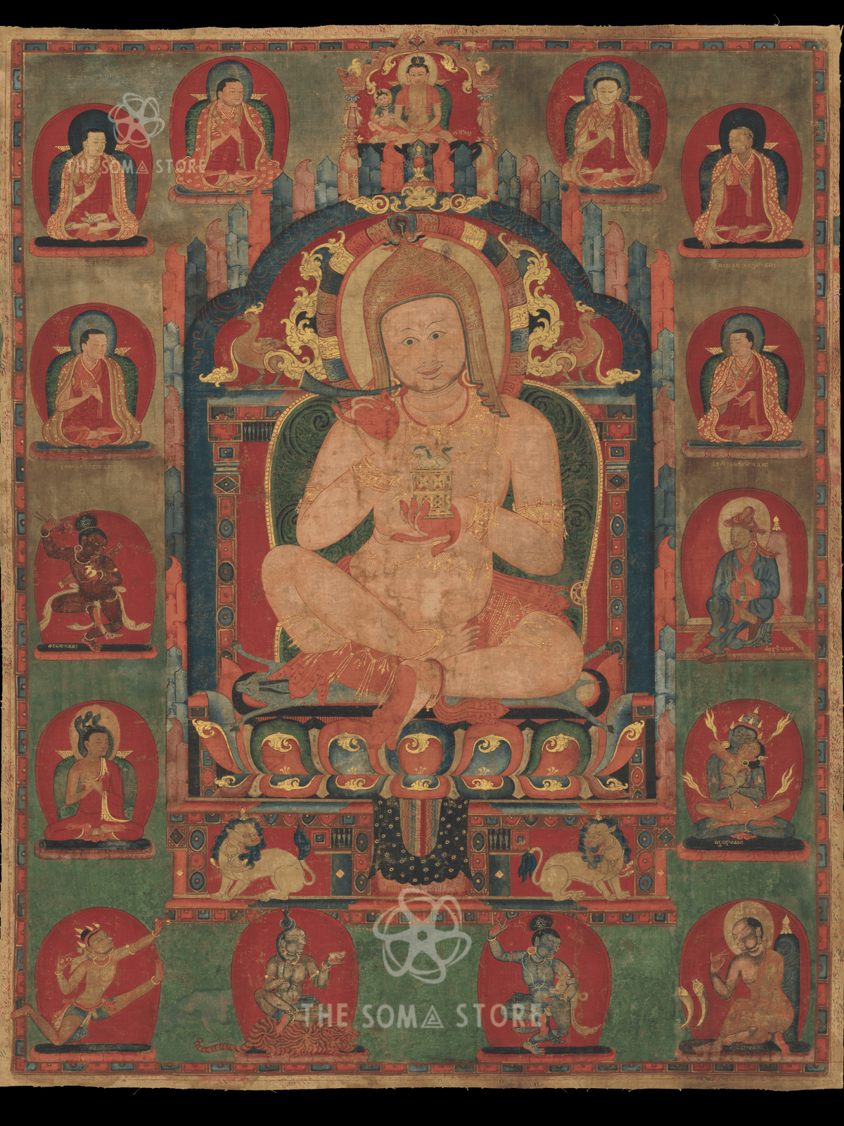 Mahasiddha Jnanatapa Poster 18X24"inches