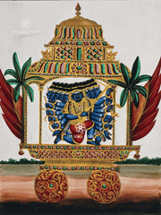Rāvaṇa on the Puṣpaka Vimāna (18×24″ Museum-Grade Poster)