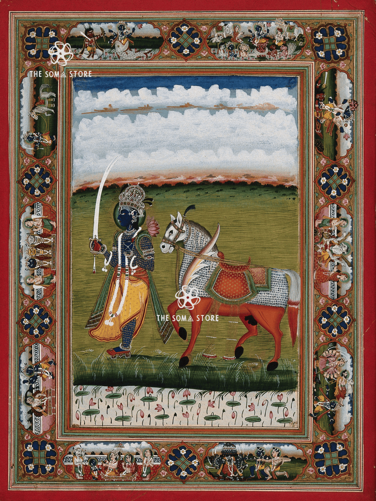 Kalki - The Final Avatar of Viṣṇu (18×24″ Museum-Grade Poster)