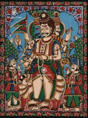 Trimūrti - The Unified Form of Creation, Preservation & Dissolution (18×24″ Poster)