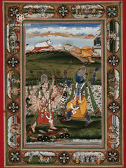 Paraśurāma - The Brahmin Warrior and the Fall of Kartavīrya Arjuna (18×24″ Poster)