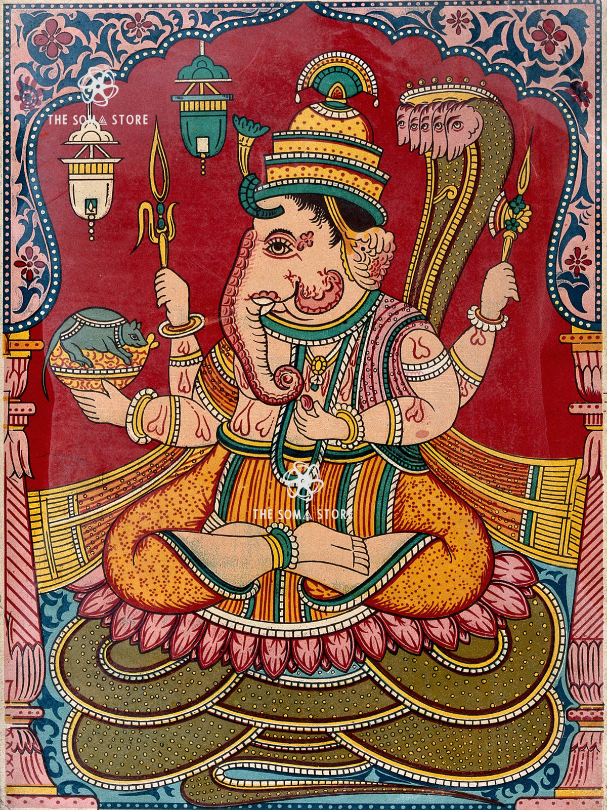 Gaṇeśa - The Lord of Beginnings (18×24″ Poster)