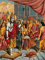Shiva Awaiting Parvati - 18×24″ Museum Poster of Shiva's Marriage