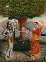 Mohini & Bhasmasura - The Enchantress Who Turned Pride to Ash (18×24″ Poster)