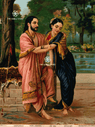 Arjuna & Subhadra - The Secret Courtship | Raja Ravi Varma Poster (18×24″)