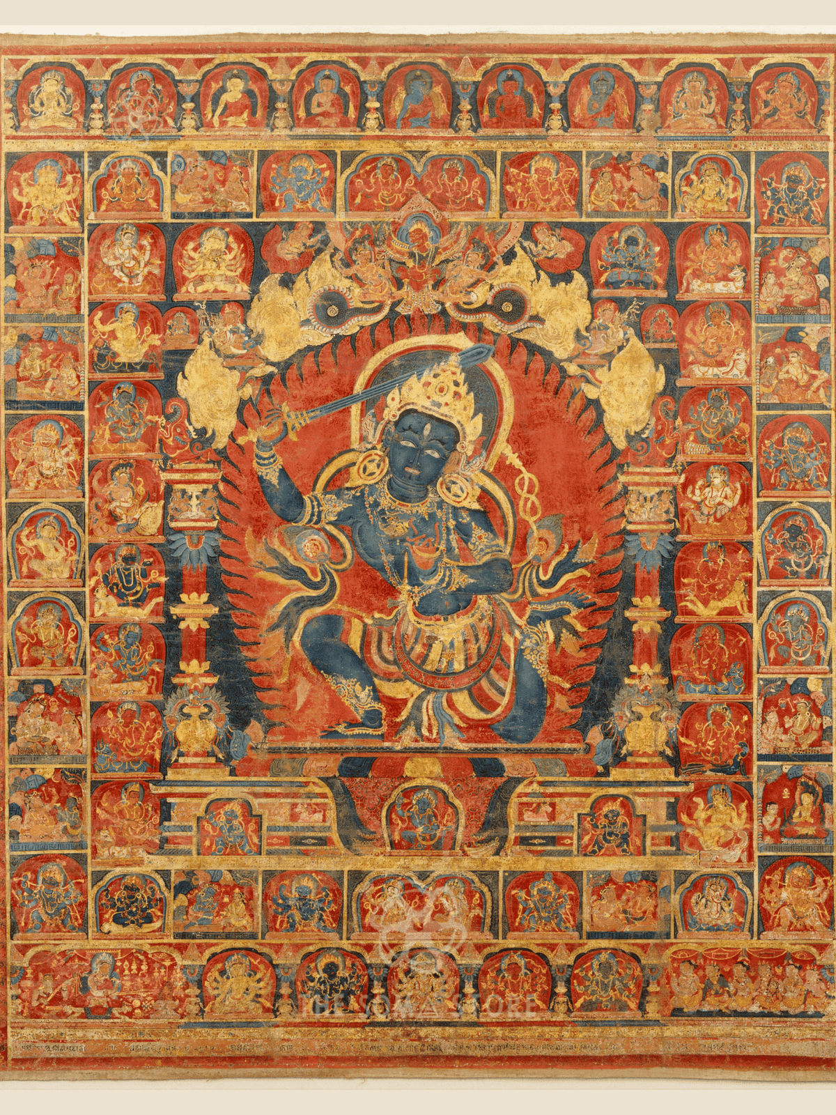 Acala – The Immovable Buddhist Protector (18 × 24 in Poster)