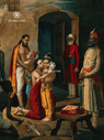 Krishna Freeing Vasudeva & Devaki – Raja Ravi Varma Poster (18×24″)