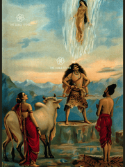 Gangādhara - The Descent of the Sacred Ganga (18 × 24 in Poster)