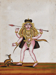 Śiva with the Gazelle - Lord of Wilderness, Compassion & Ascetic Power (18 × 24 in Poster)