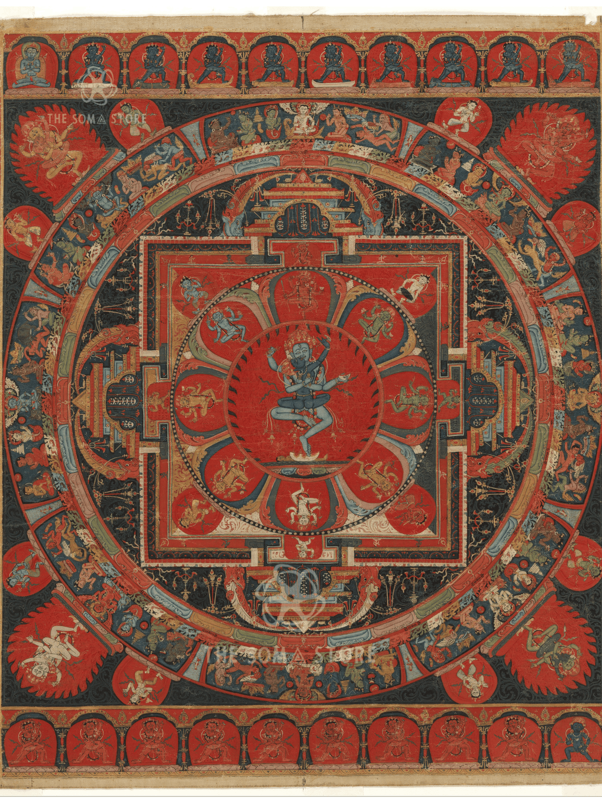 Hevajra Mandala 18X24Inch Poster