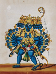 Rāvaṇa - Ten-Headed King of Lanka & Master of Power, Devotion, and Desire (18 × 24 in Poster)