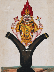 Narasimha - The Lion-Headed Protector (18 × 24 in Poster)