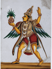 Garuda - Bearer of Amrita & Divine Messenger of Vishnu (18 × 24 in Poster)