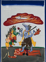Varaha - The Boar-Form Savior of the Earth (18 × 24 in Poster)