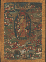Buddha Shakyamuni and Scenes of His Previous Lives (Jataka Tales)