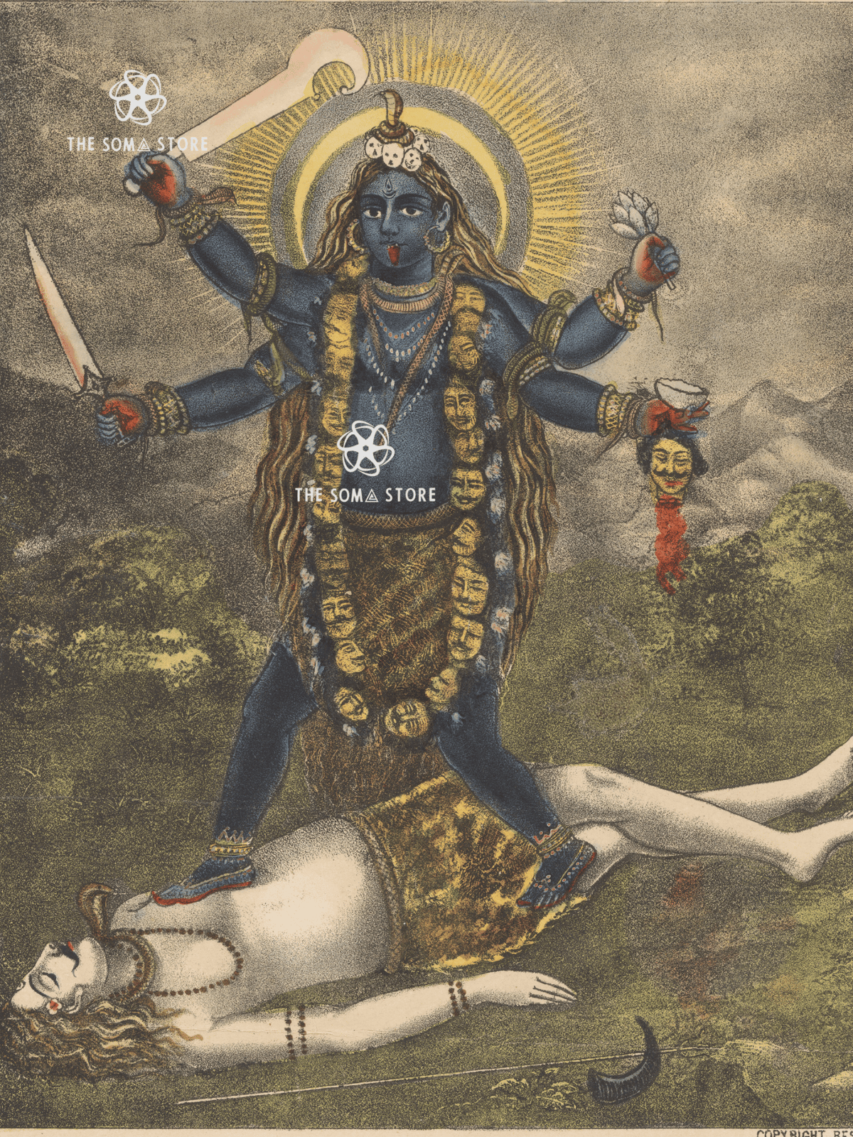 Goddess Tara - The Savior Across the Void (18 × 24 in Poster)