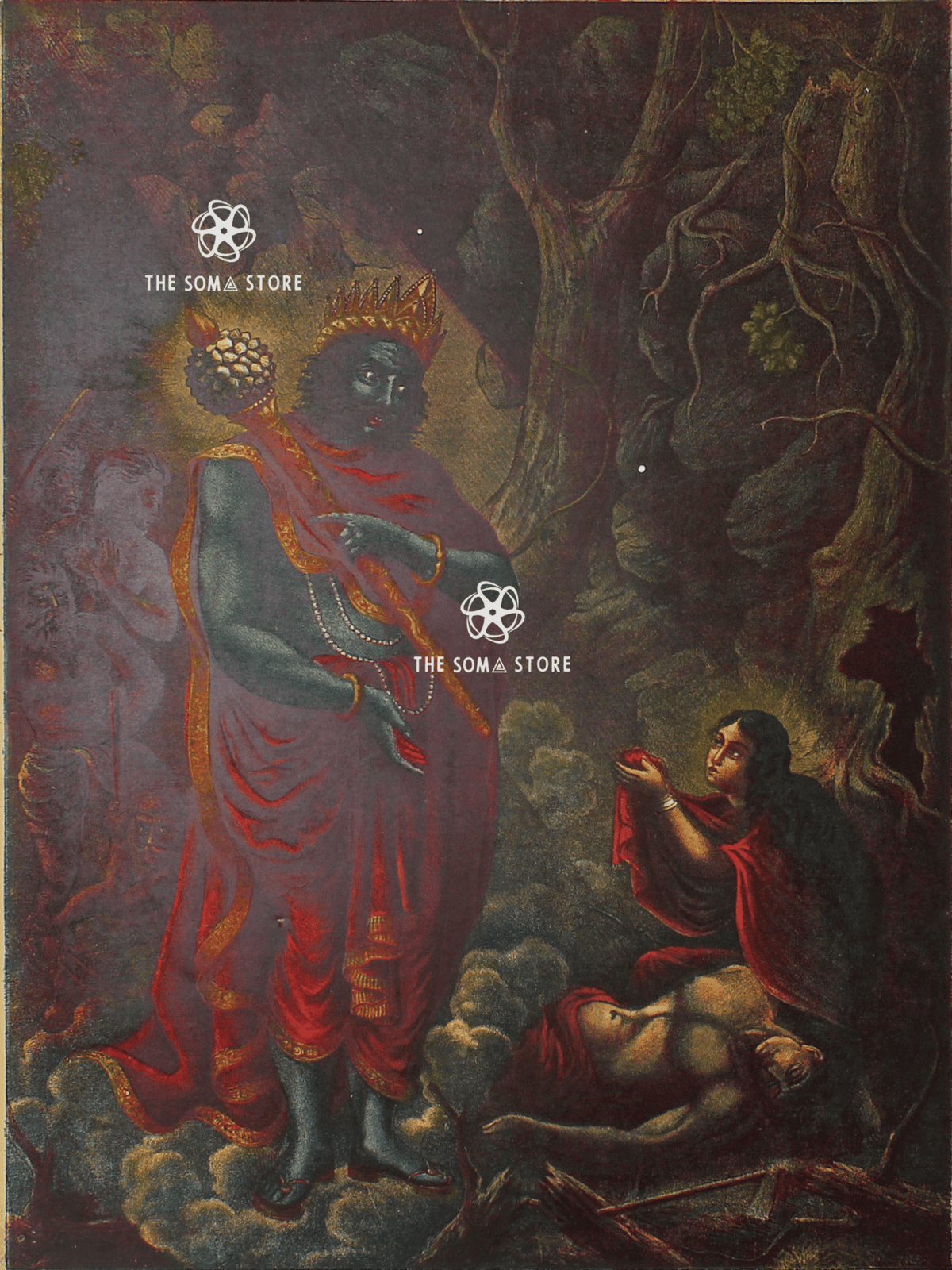 Savitri - Triumph of Devotion Over Death (18 × 24 in Poster)