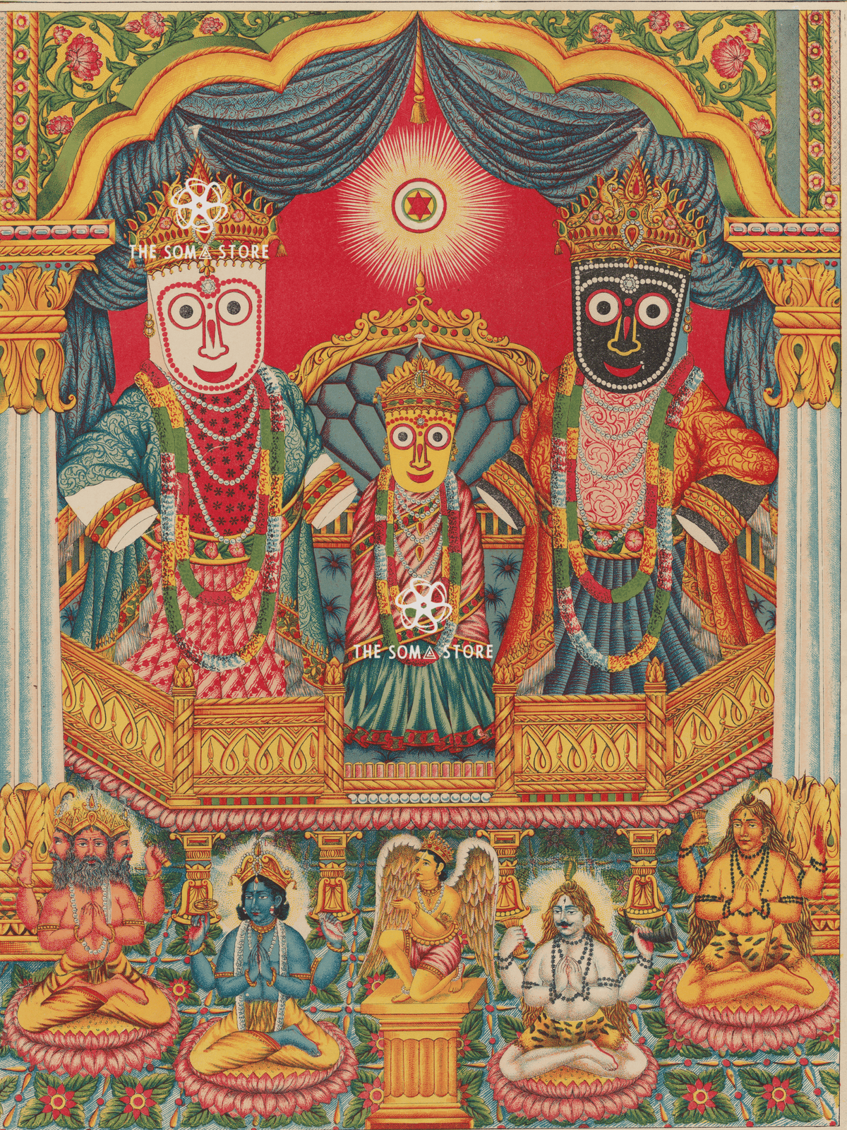 Shri Shri Jagannatha - Lord of the Universe (18 × 24 in Poster)